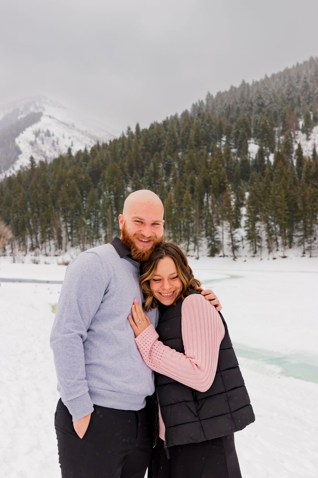 Couples photo hover