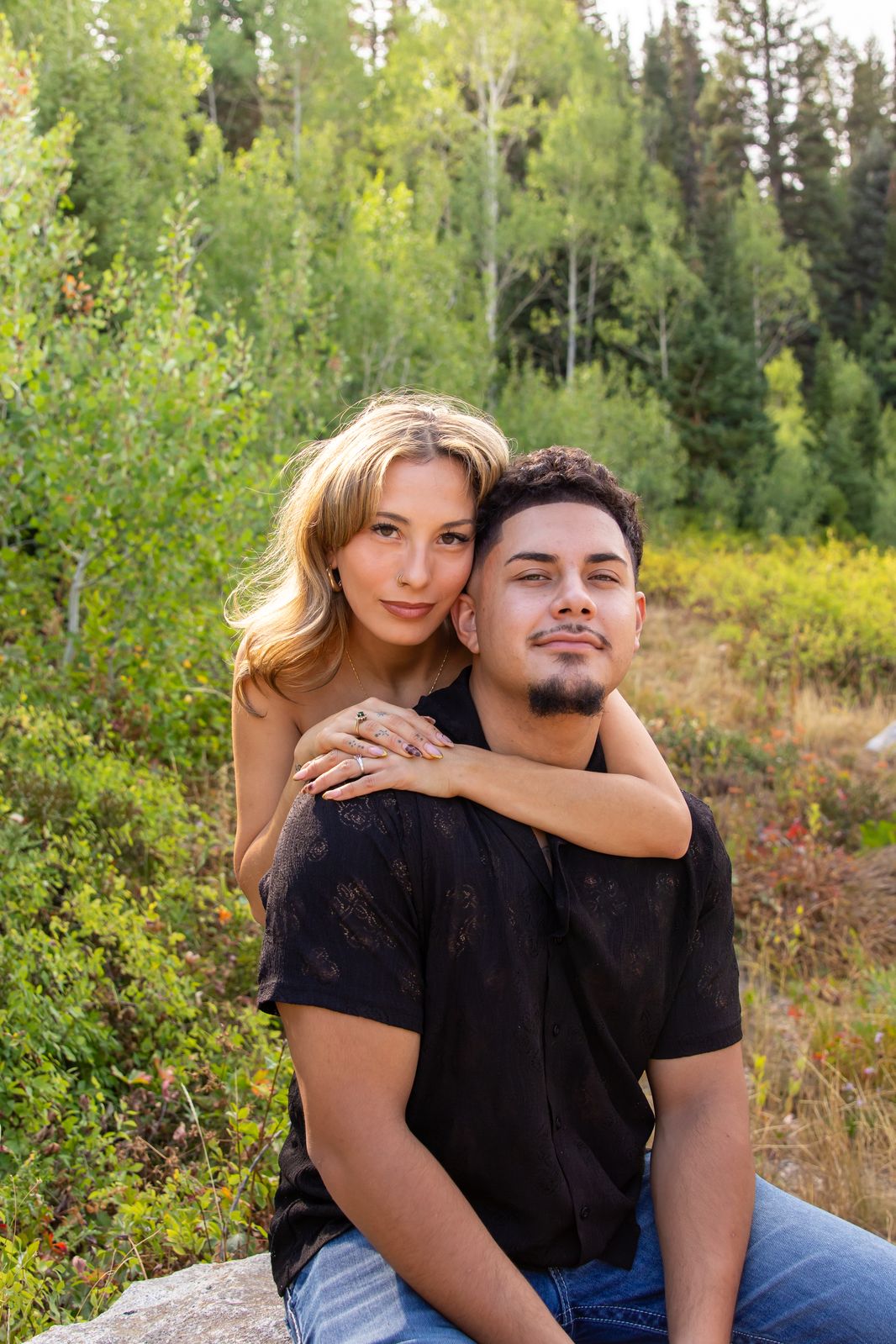 Couples photo hover